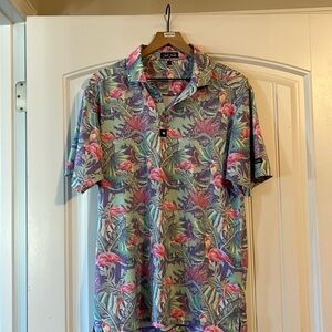 Bad Birdie Golf Polo Shirt Size L